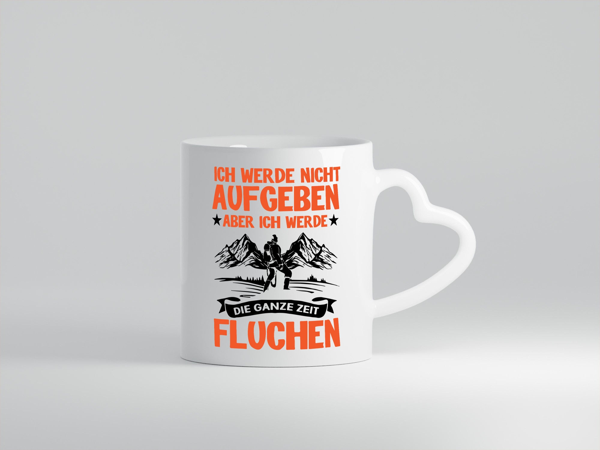Ich gebe nicht auf lustiger Spruch Geschenk Humor Geschenkidee Tasse