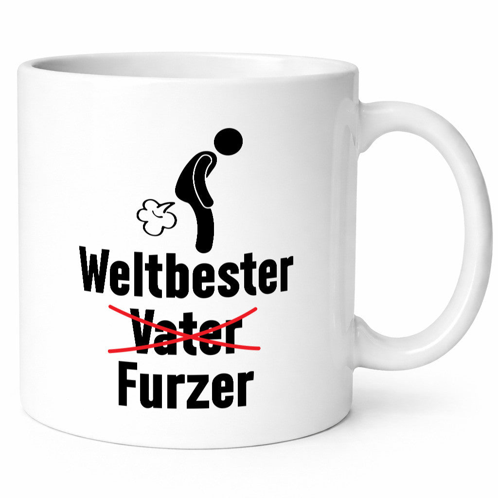 Weltbester Furzer | Bester Vater Vatertag Humor Familie Geschenkidee Tasse