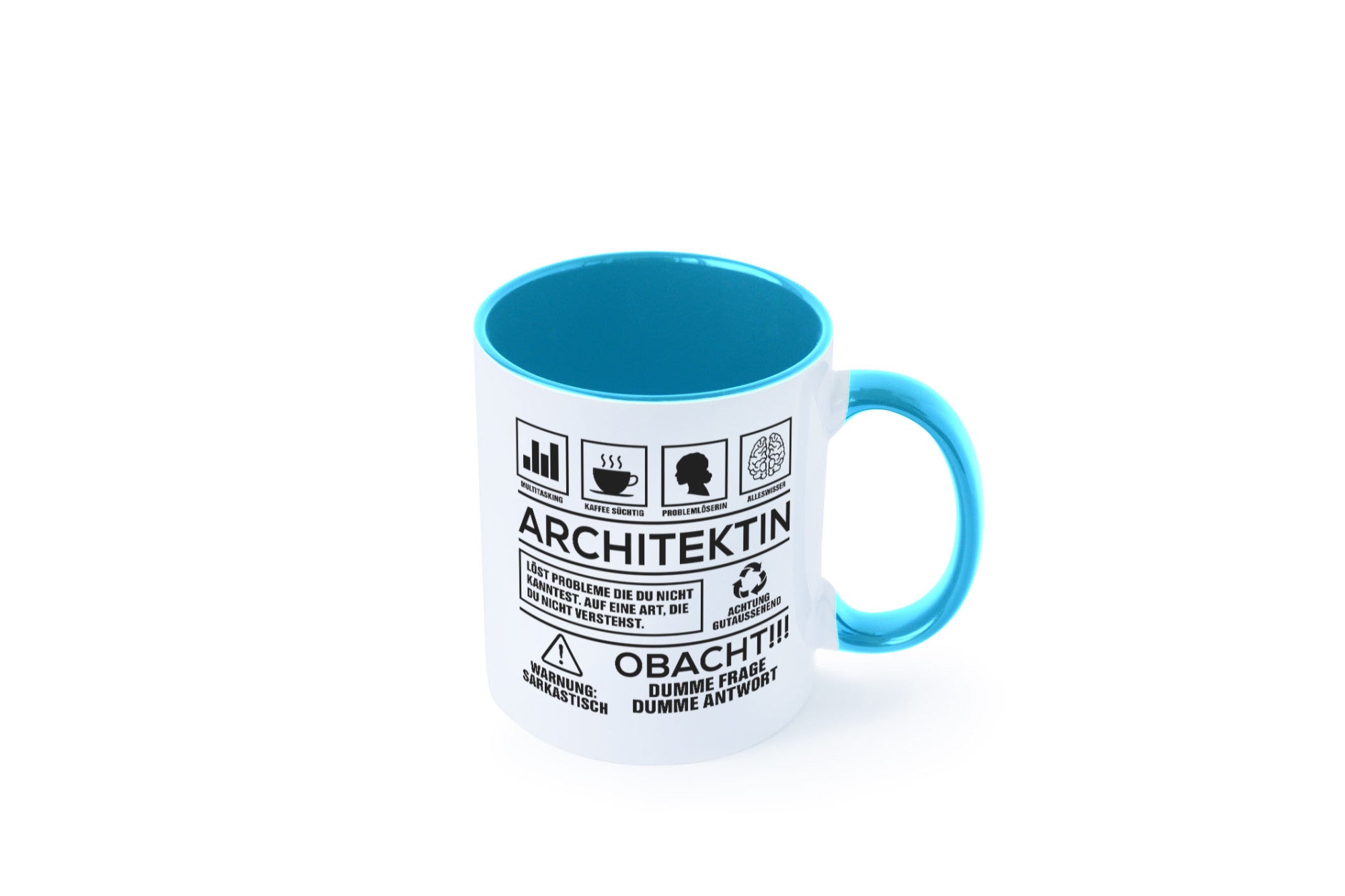 Achtung Probleme Architektin | Architektur Büro lustig Arbeit Kollegen Geschenk