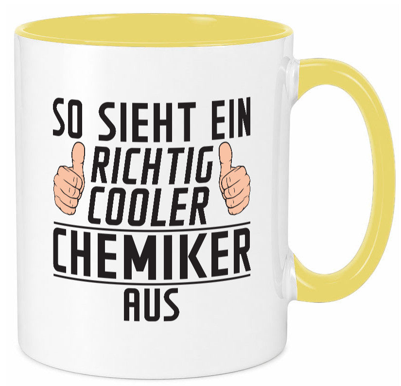 Richtig Cooler Chemiker | Chemie Labor Wissenschaft lustig Humor Geschenkidee Tasse