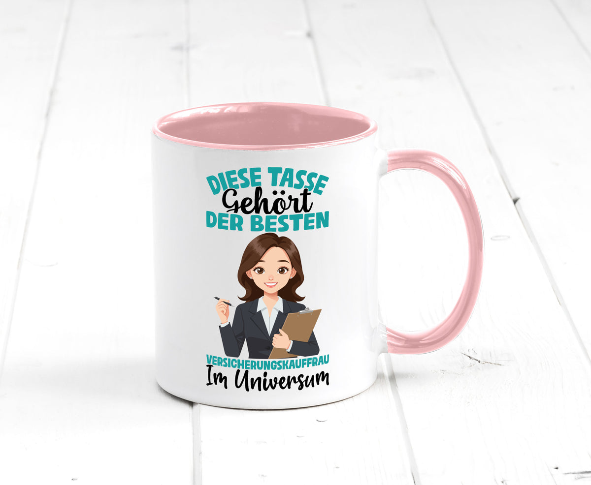 Im Universum: Versicherungskauffrau | Kauffrau lustig Humor Geschenkidee Tasse