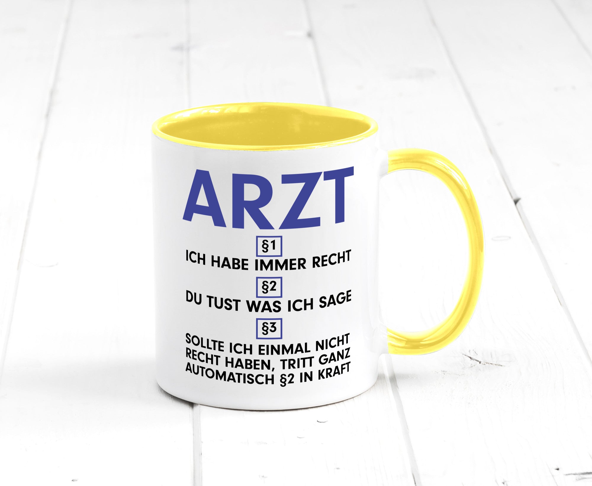Ich habe immer Recht Arzt | Medizin Doktor Facharzt v2 Humor Geschenkidee Tasse