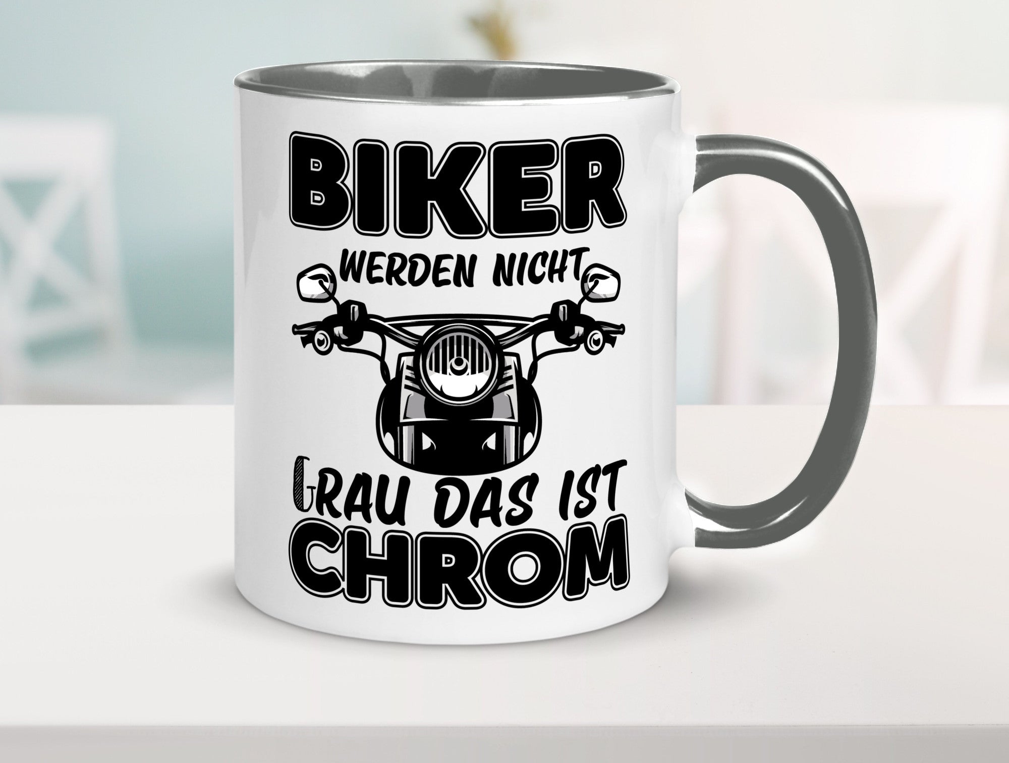 Biker werden nicht grau | Motorrradfahrer Tasse Humor Geschenkidee