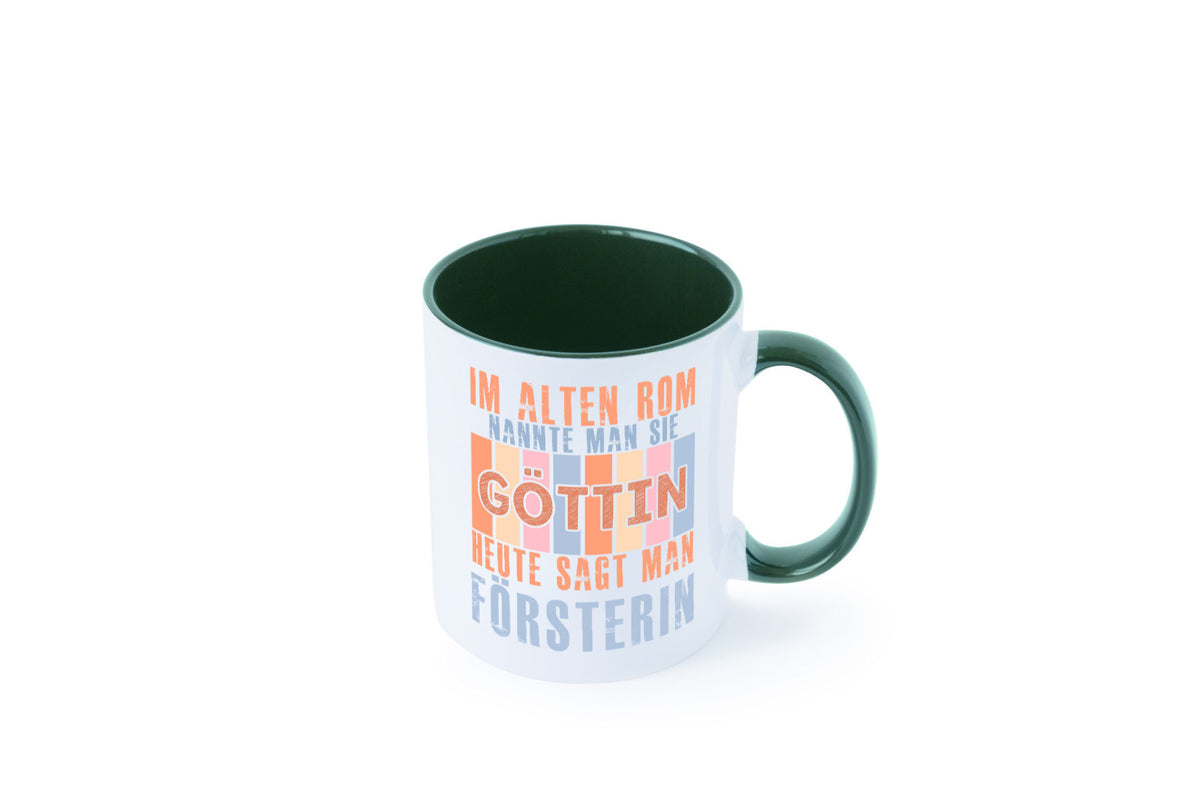 Heute sagt man: Försterin | Forst Arbeit lustig Kollegen Büro Geschenk Tasse