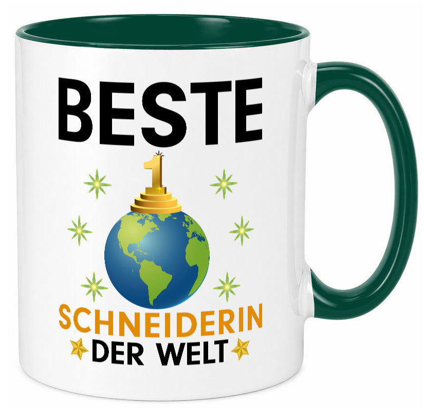 Welt Beste Schneiderin | Beruf Schneiderei lustiger Spruch Geschenk Arbeit Tasse