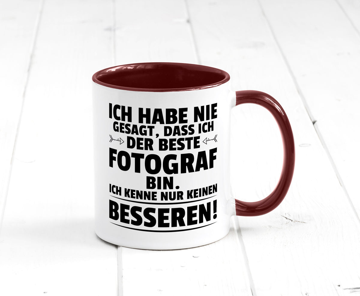 Keinen Besserer Fotograf | Fotografie Kamera Geschenkidee Humor Tasse