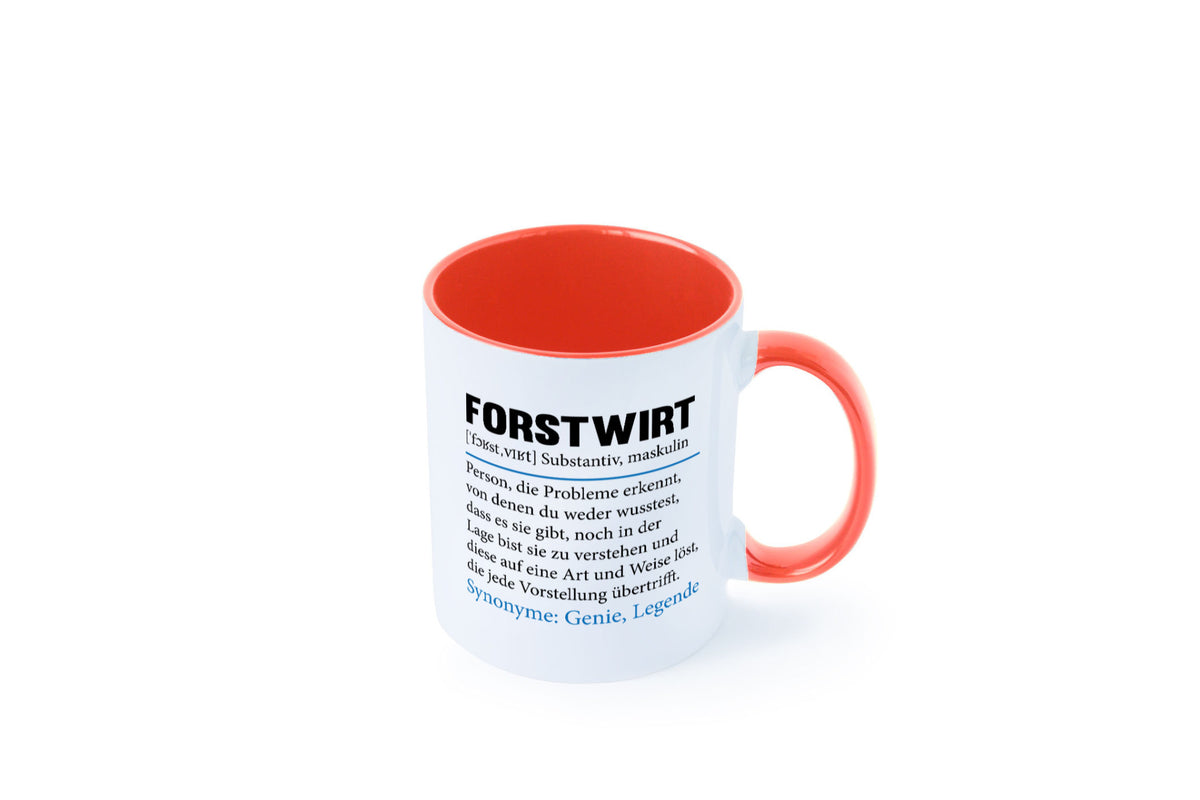 Forstwirt | Spruch Beruf Waldarbeiter lustig Geschenkidee Arbeit Kollegen Büro Tasse