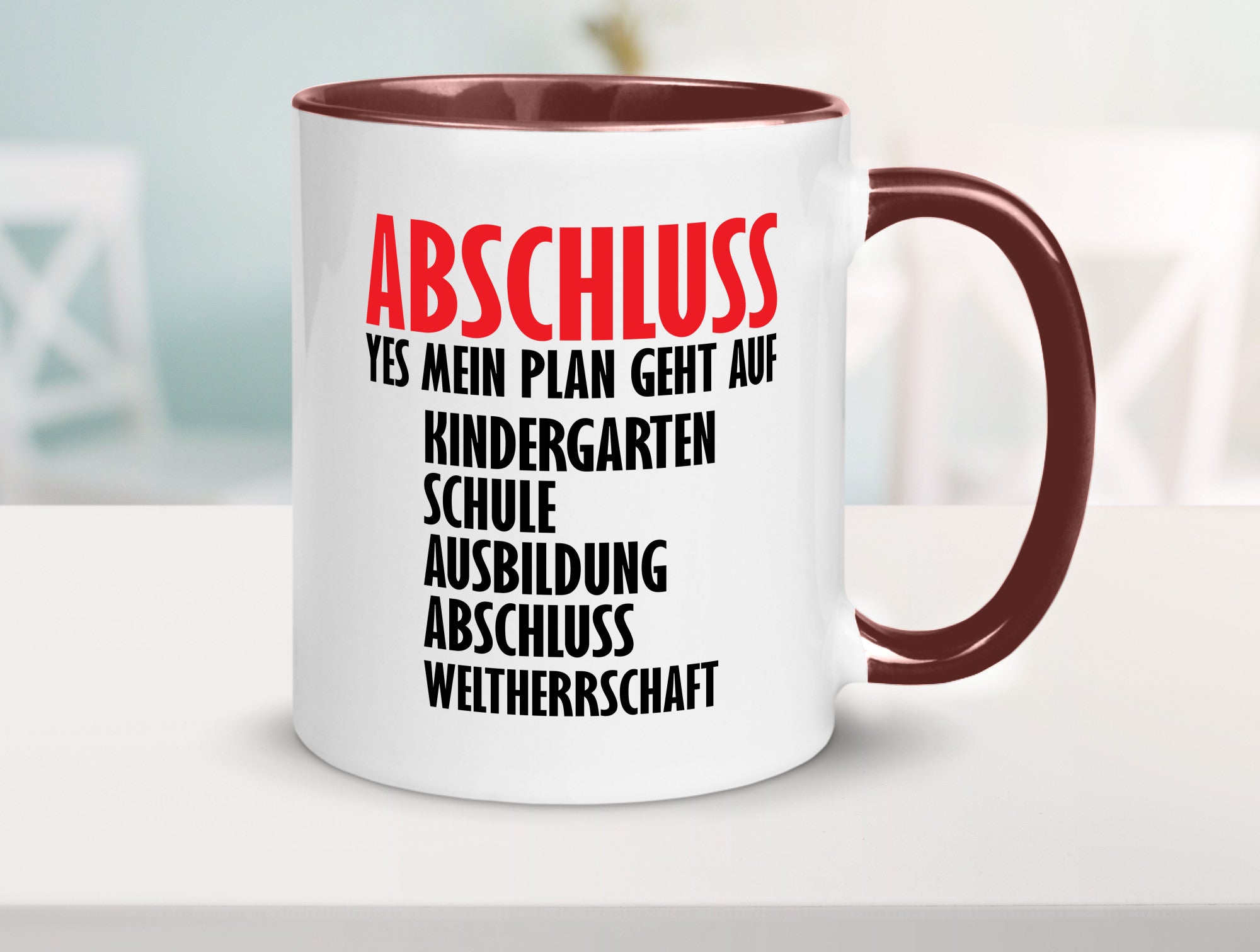 Abschluss Bachelor Geschenkidee Humor Tasse
