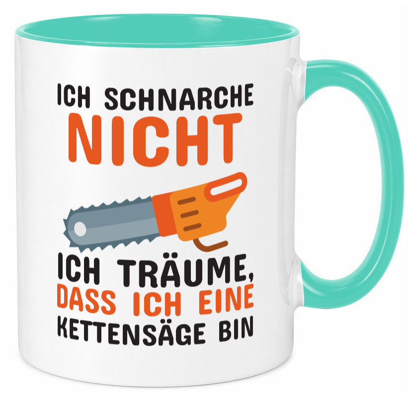 Ich schnarche nicht lustiger Spruch Geschenk Humor Geschenkidee Tasse