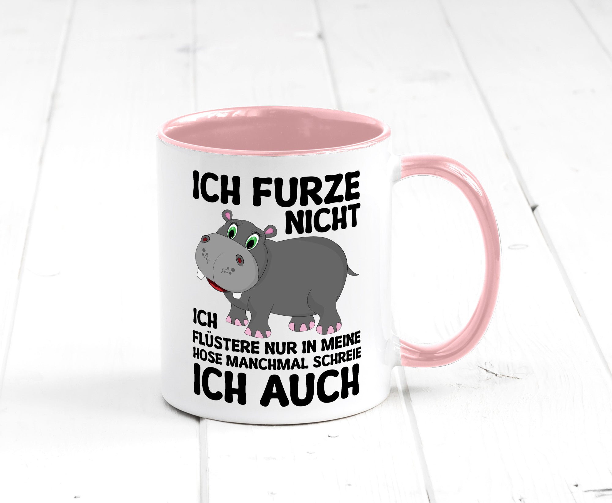 Ich furze nicht | furznilpferd v2 Humor Geschenkidee Tasse