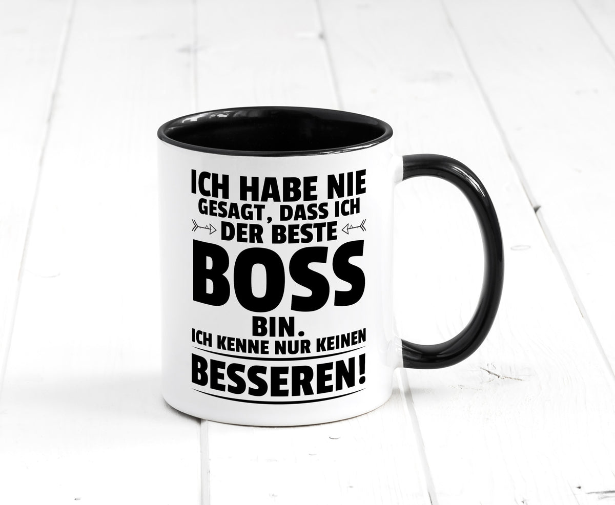 Der Beste Boss | Führungskraft Vorgesetzter lustiger Spruch Geschenk Humor Tasse