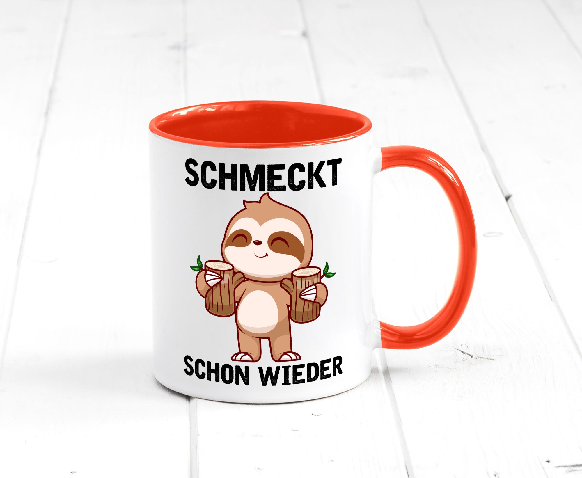 Schmeckt schon wieder | Frankfurt Hessen v2 Geschenkidee Humor Tasse