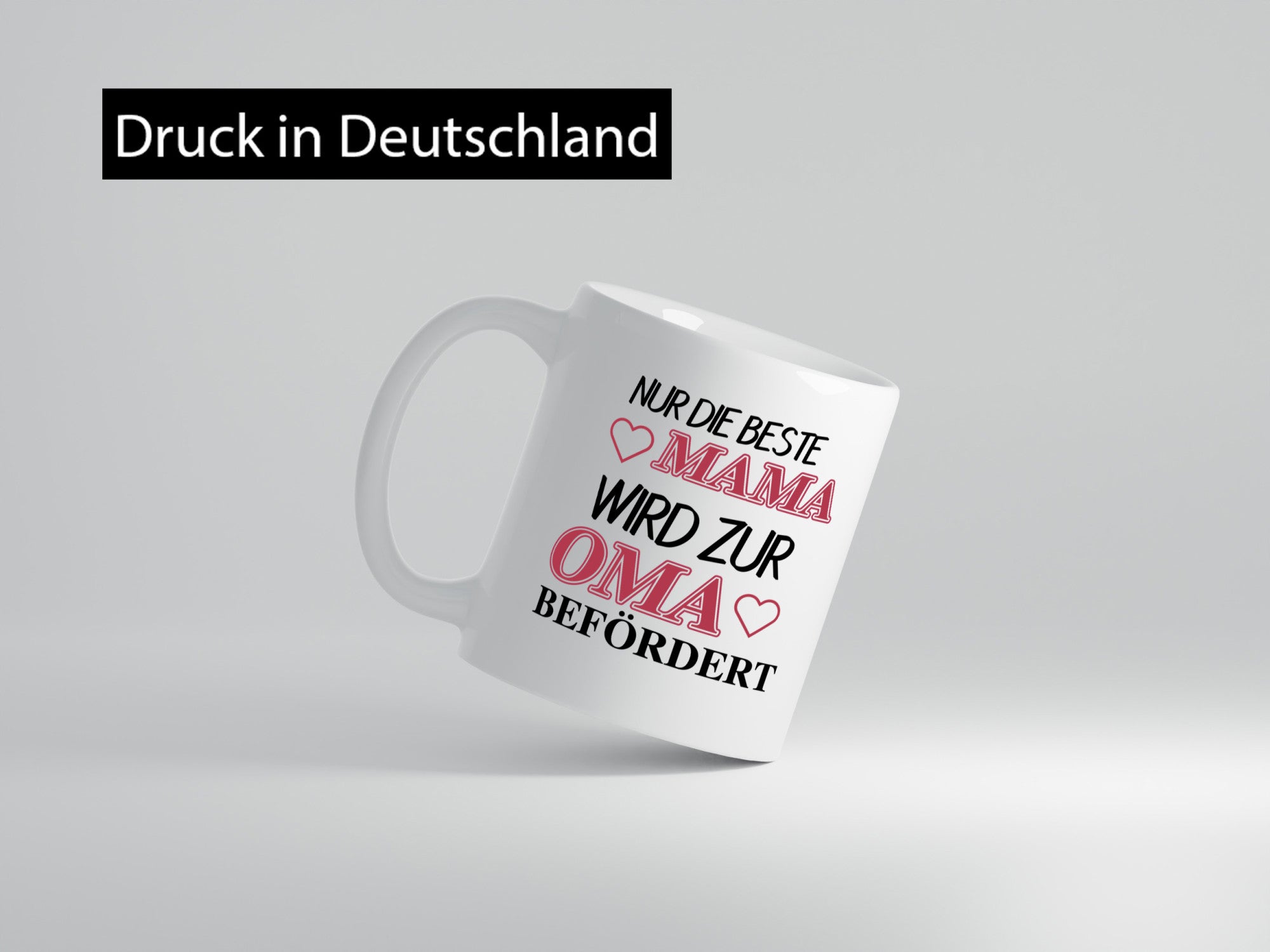 Nur die Beste Mama wird zur Oma Geschenkidee Familie Humor Tasse