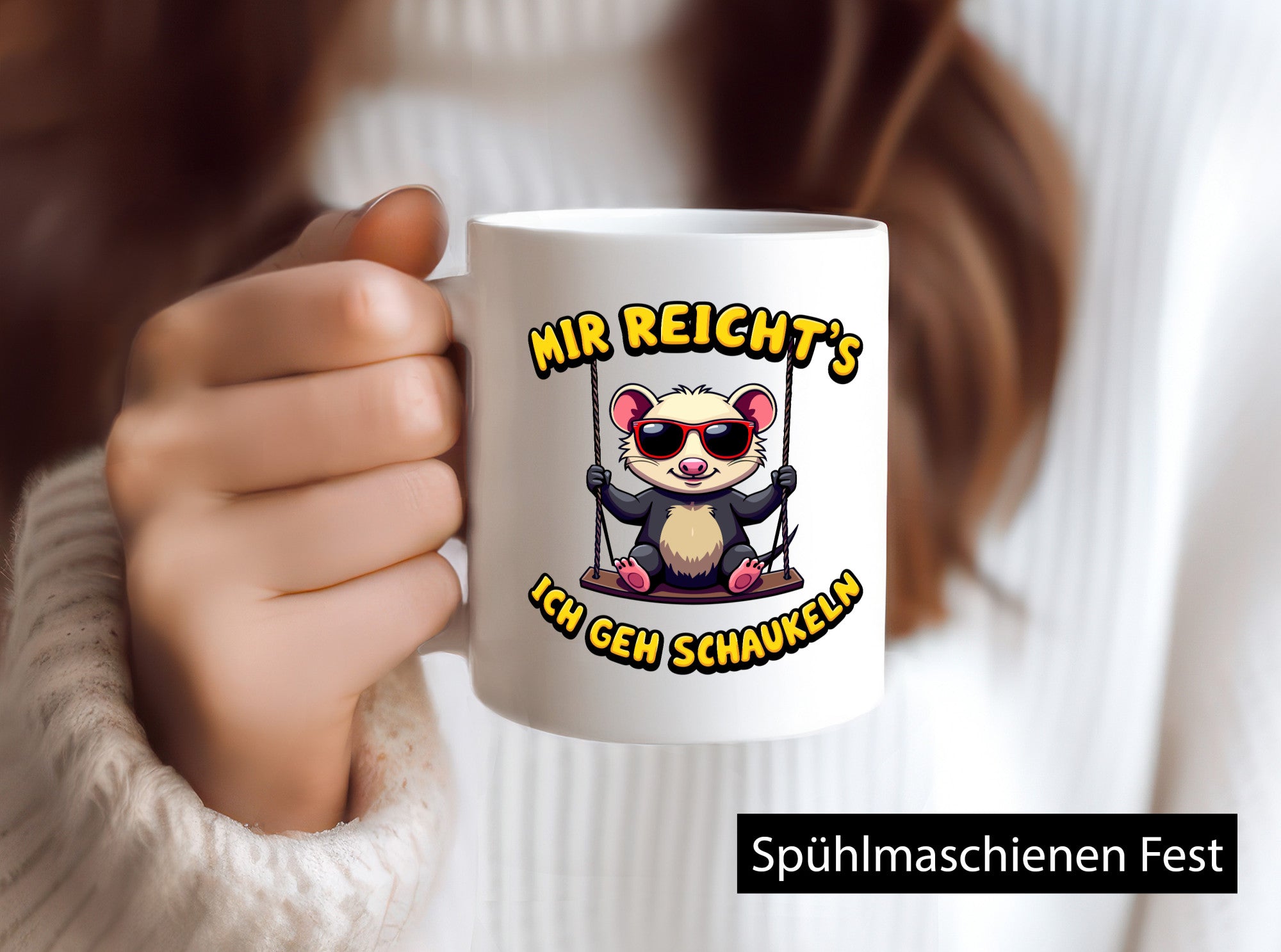 Mir reichts ich geh Schaukeln | egal Geschenk Humor Geschenkidee lustiger