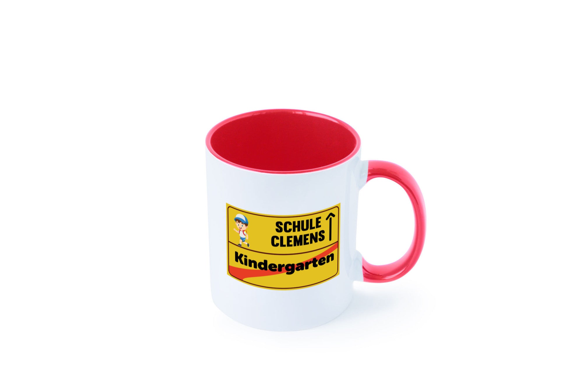 Bye Kindergarten | Schule Clemens Geschenkidee Humor Tasse