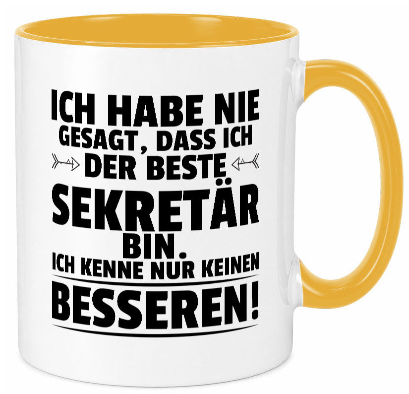Keinen Besserer Sekretär | Büro lustiger Spruch Geschenk Arbeit Kollegen Tasse