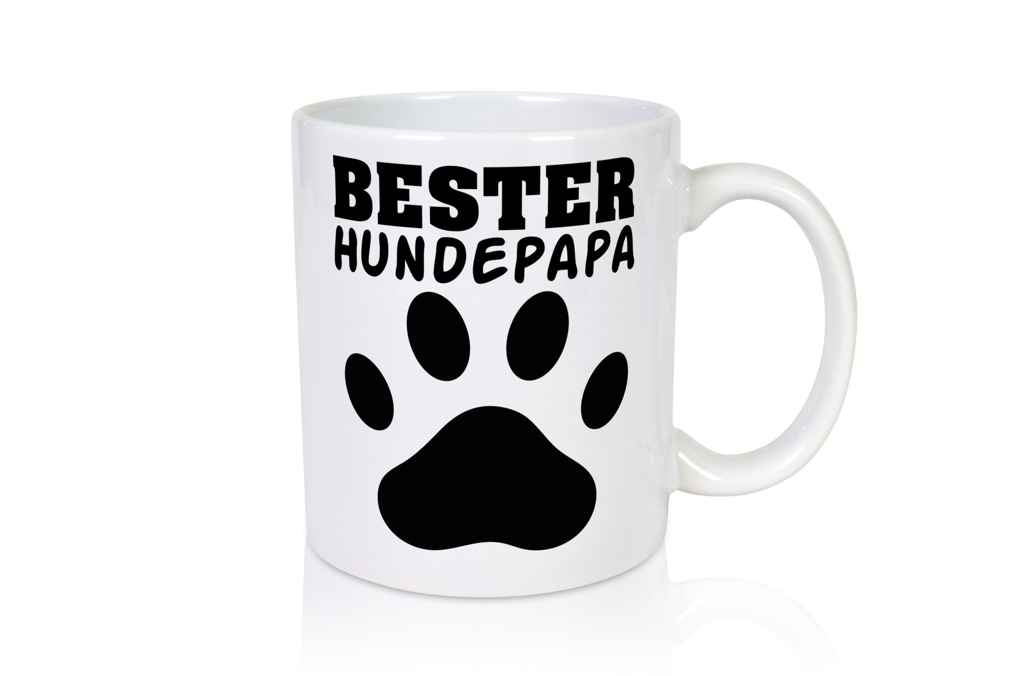 Bester Hundepapa | Hundebesitzer Tasse Pfotenabdruck Humor Tierliebhaber