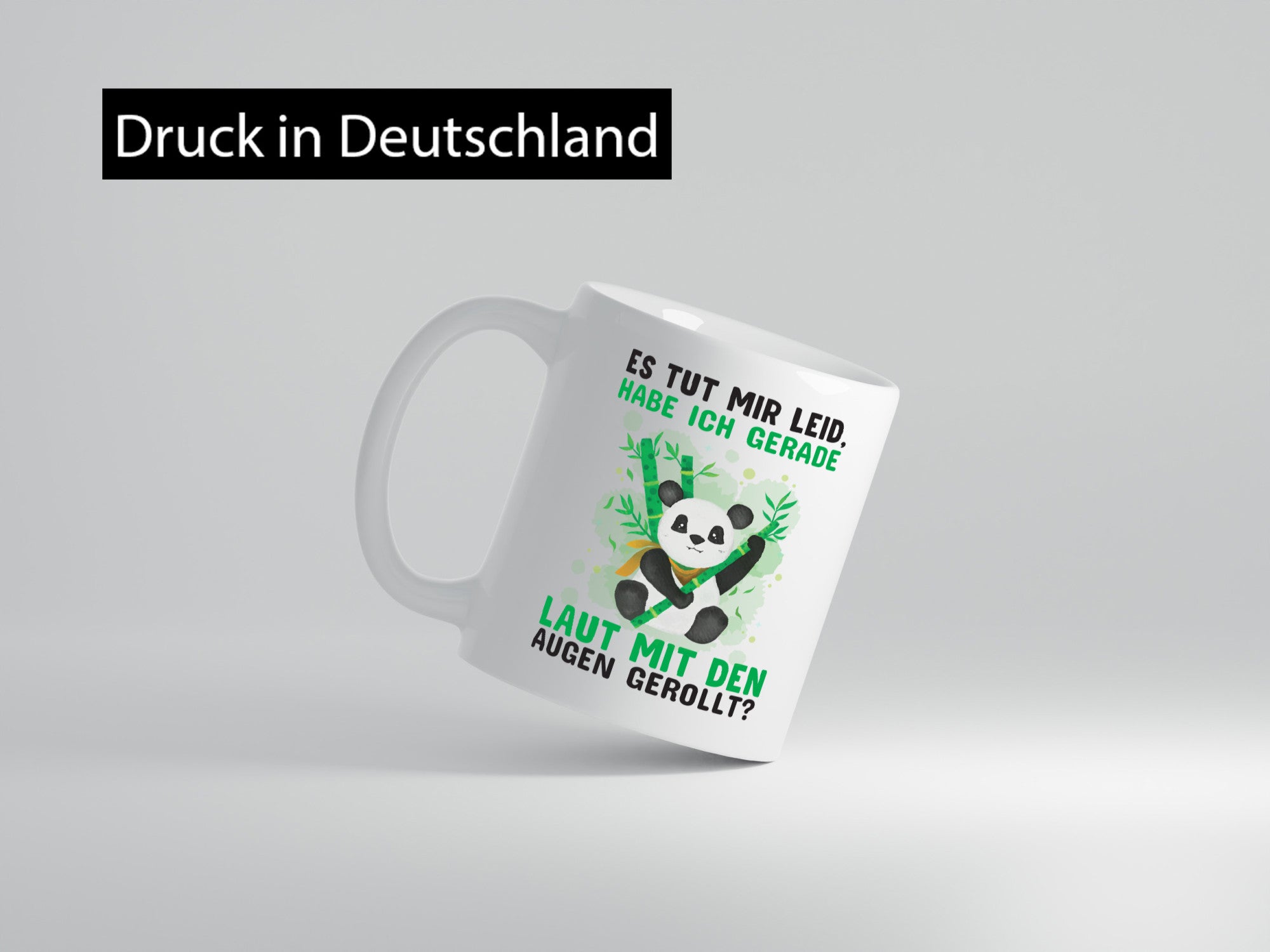 Genervter Panda | Büro Tasse Kollegen Arbeit lustiger Spruch Geschenk
