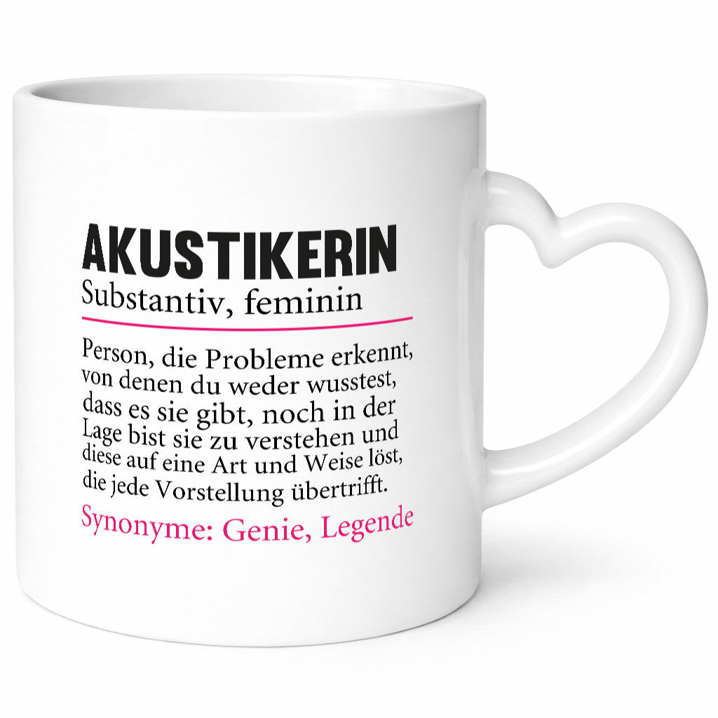 Akustikerin | Spruch Akustik Hörgeräteakustik lustiger Geschenk Humor