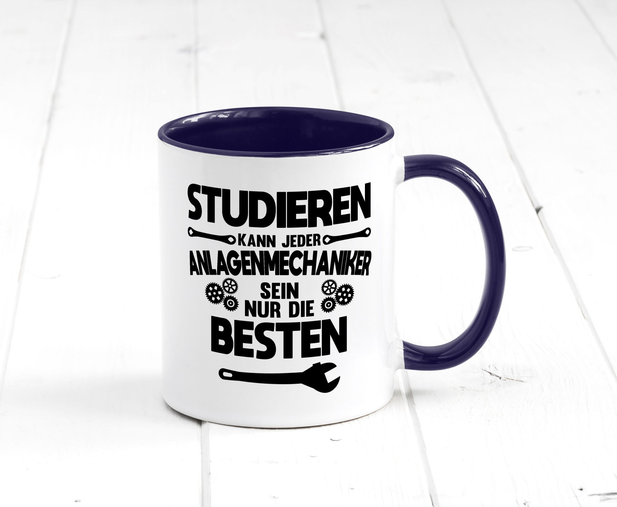 Nur die besten werden Anlagenmechaniker Humor Geschenkidee Tasse