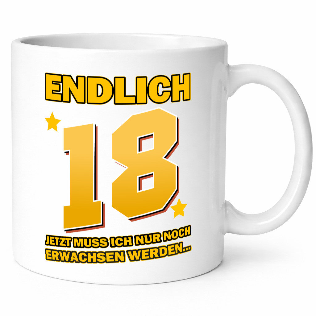 Finally 18 | Birthday Mug Adult v2 Gift Idea Humor
