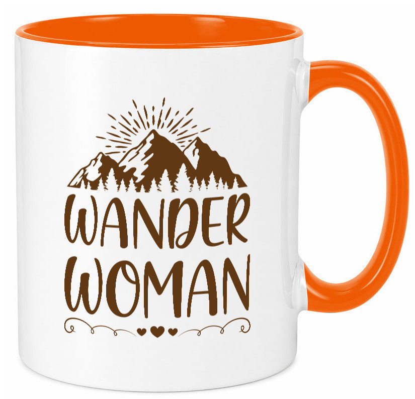 Wander Woman | Berge Herzen Geschenk Familie Geschenkidee lustiger Spruch Tasse