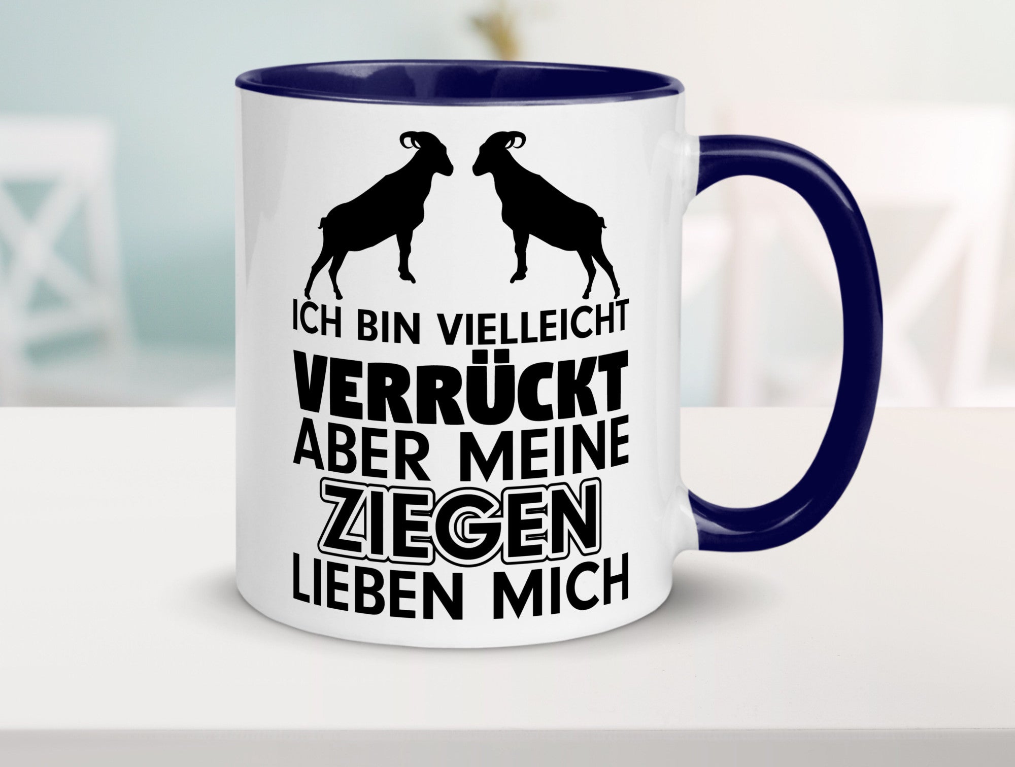 Meine Ziegen | Hirte Tasse Bauernhof Hirtin Bauer Humor Geschenkidee