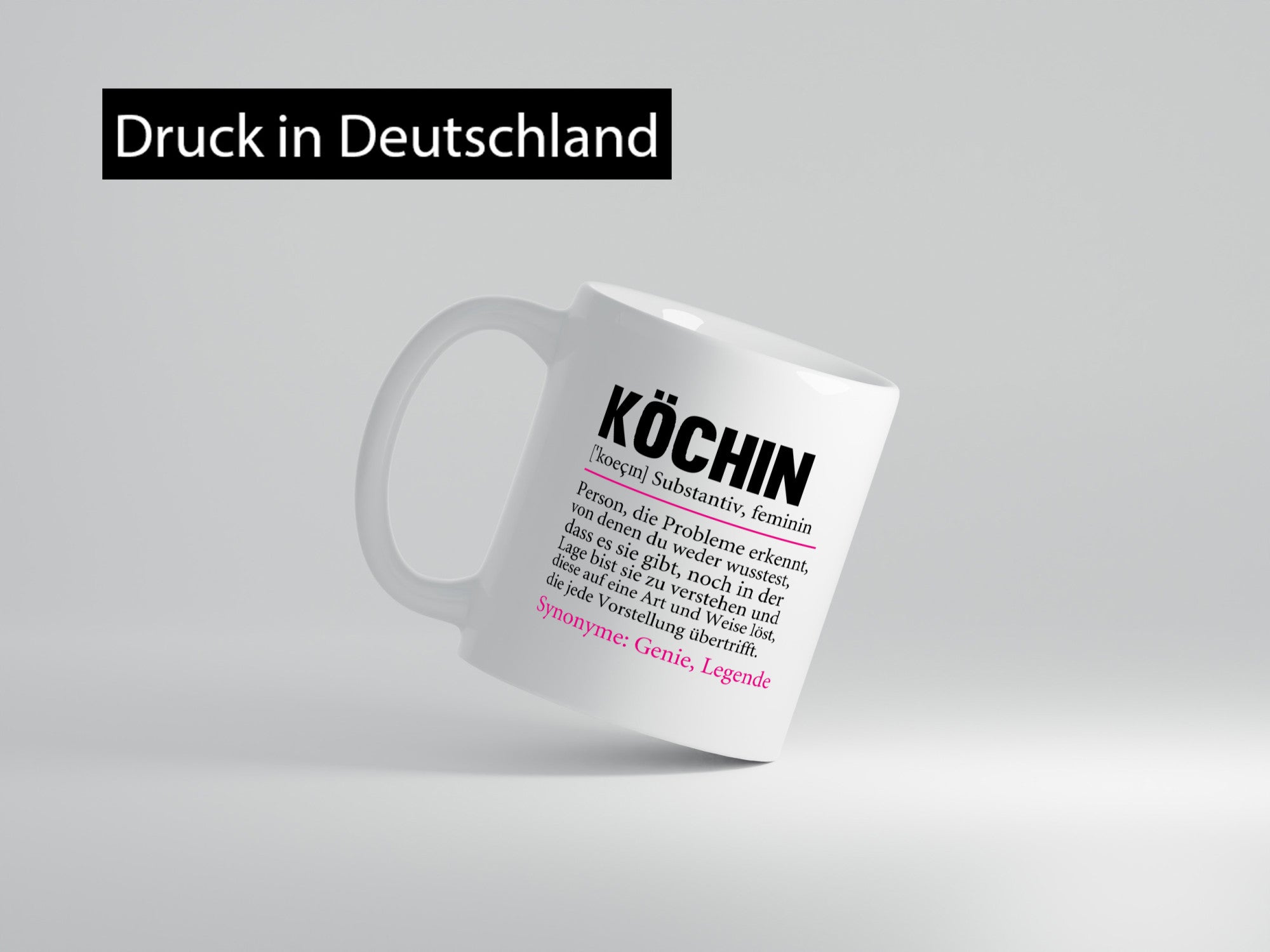 Köchin | Spruch Chefköchin Beruf Chefkoch Humor Arbeit Kollegen Büro