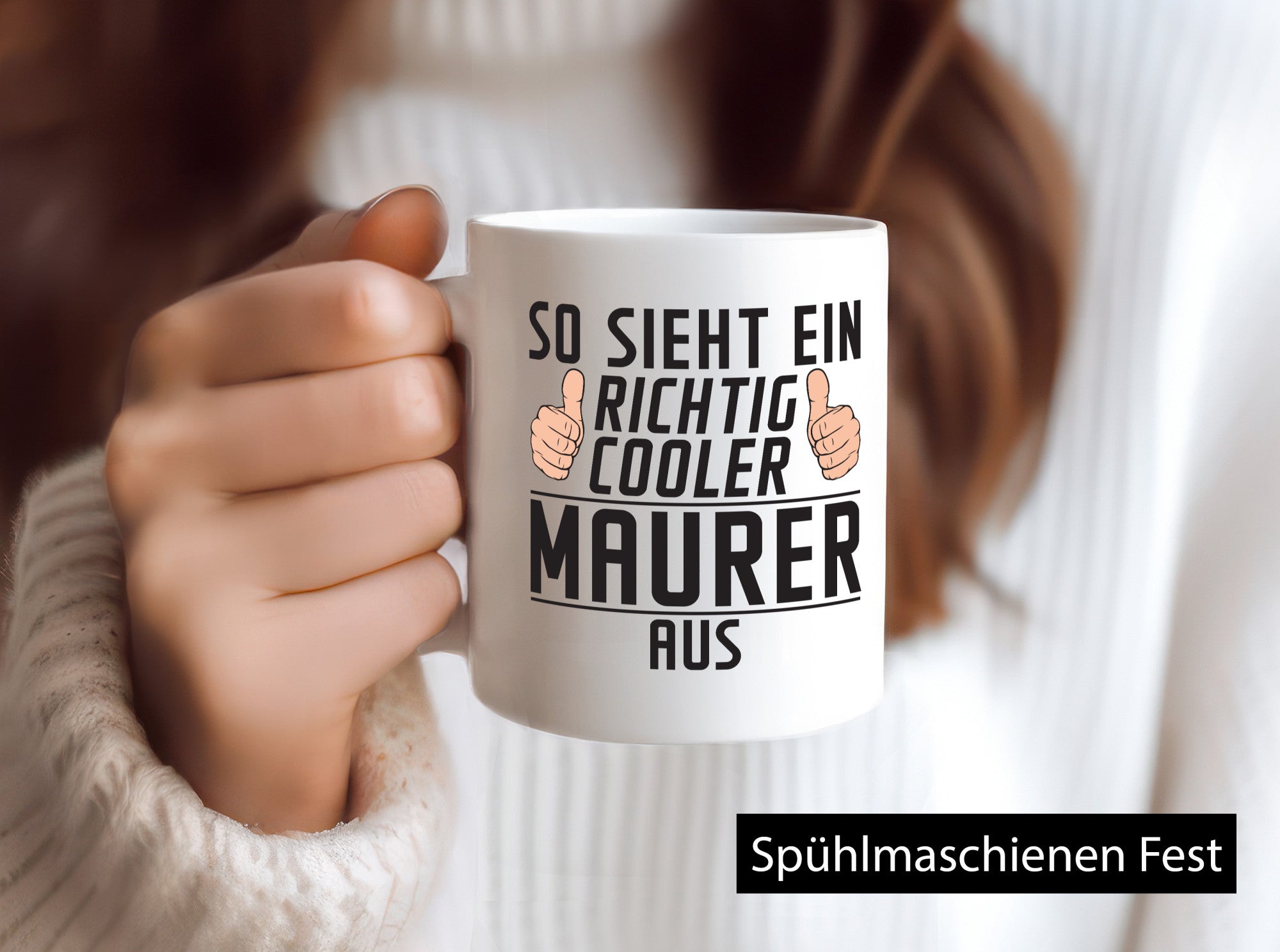 Richtig Cooler Maurer | Bau Handwerker Geschenk Humor Geschenkidee lustiger