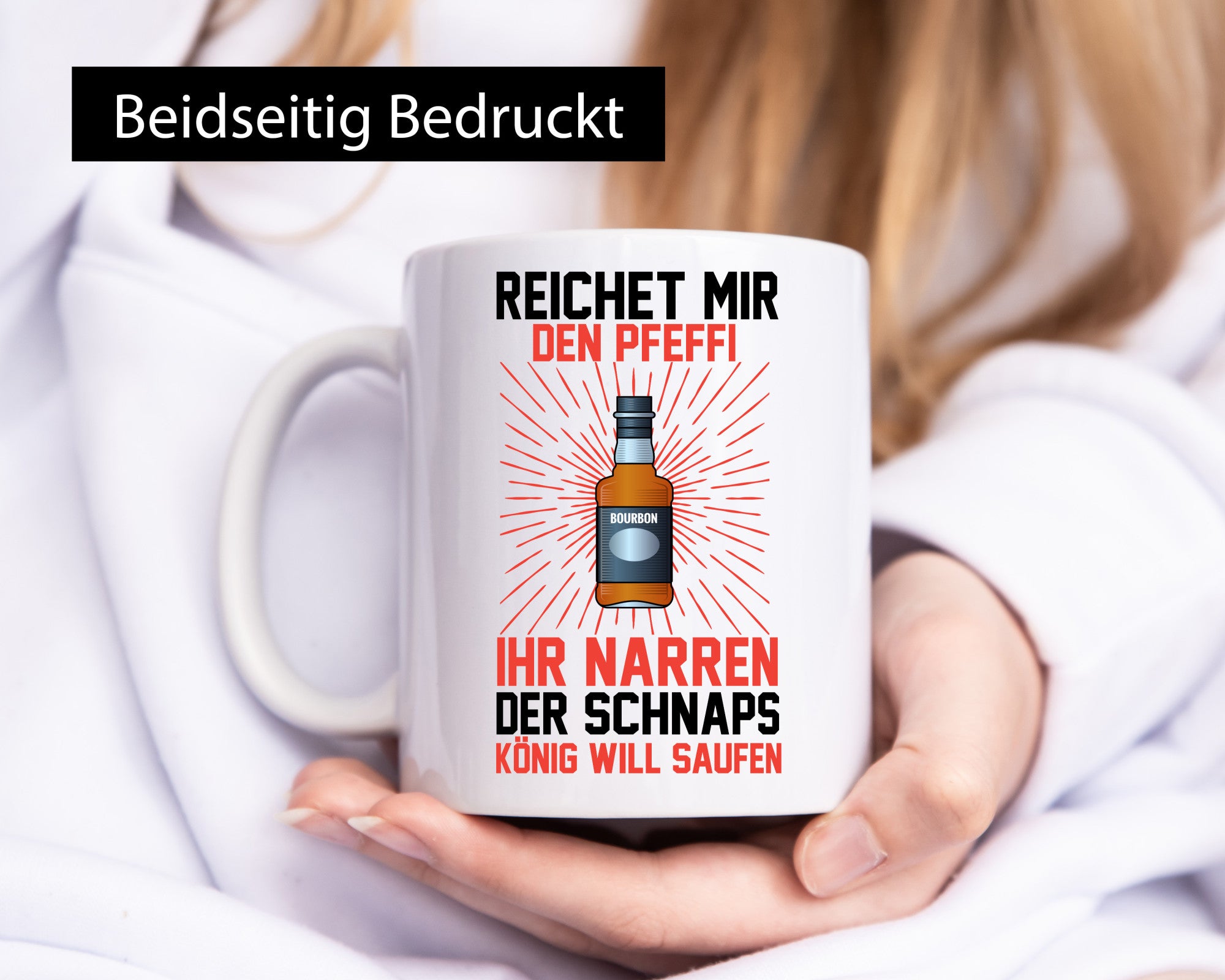 Der schnaps könig will saufen | Pfeffi Party lustiger Spruch Geschenk Humor