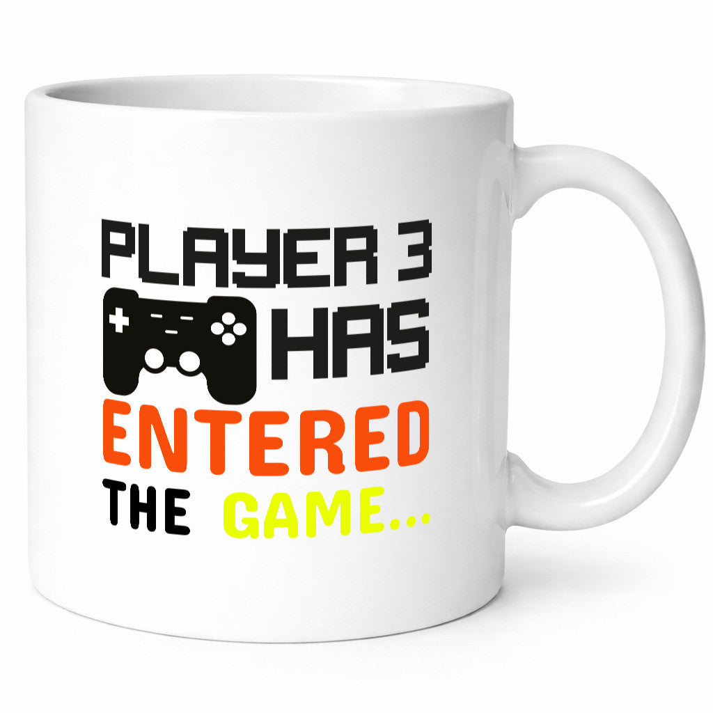 Player 3 | Schwangerschaft Tasse Nachwuchs Eltern Humor Geschenkidee