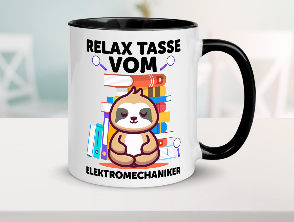 Relax Tasse: Elektromechaniker | Mechaniker Geschenk Humor Geschenkidee