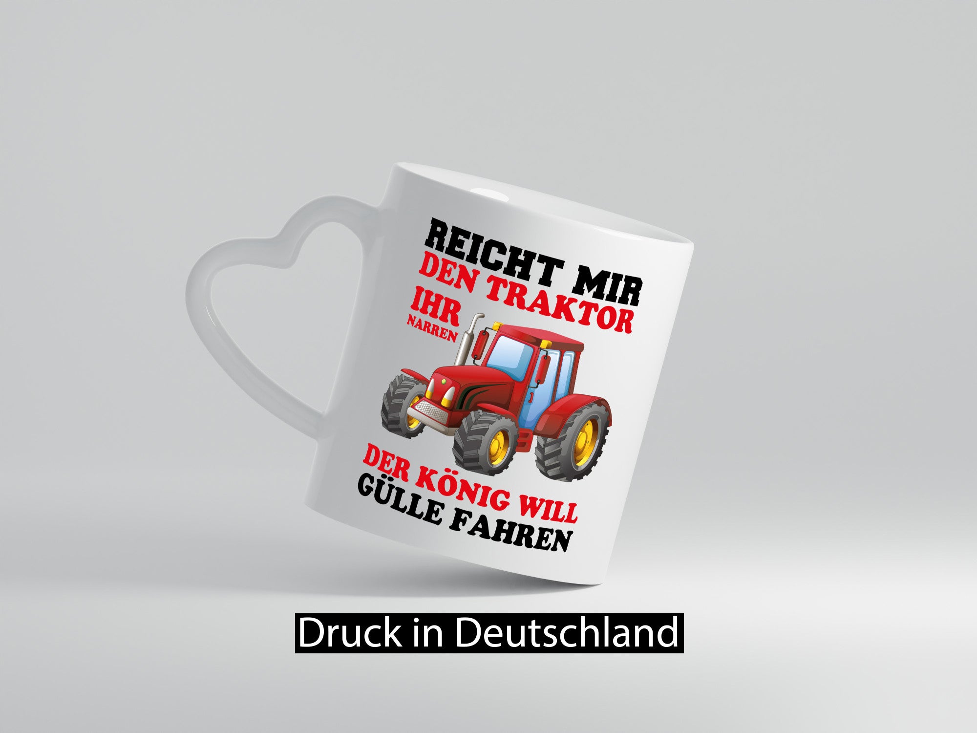 Gebt mir den Traktor Geschenk Humor Geschenkidee lustiger Spruch Tasse