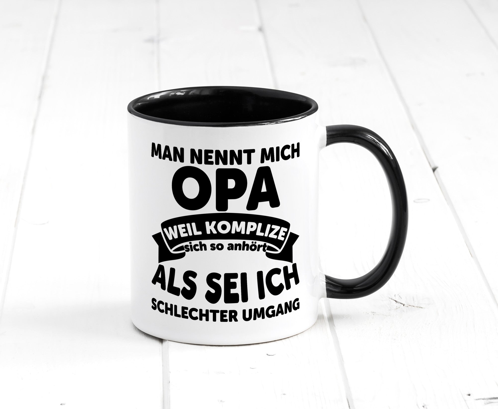 Nenn mich Opa, Komplize schlechter Umgang | Opa Witz Geschenk Familie