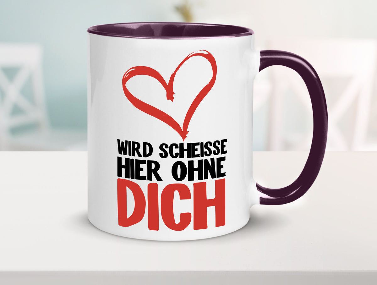 Wird Scheisse Geschenk Humor Geschenkidee lustiger Spruch Tasse