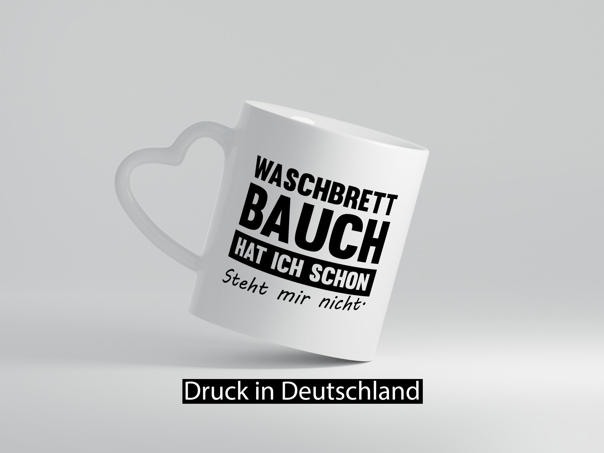 Waschbrettbauch steht mir nicht | Sixpack Gym lustiger Spruch Geschenk Humor