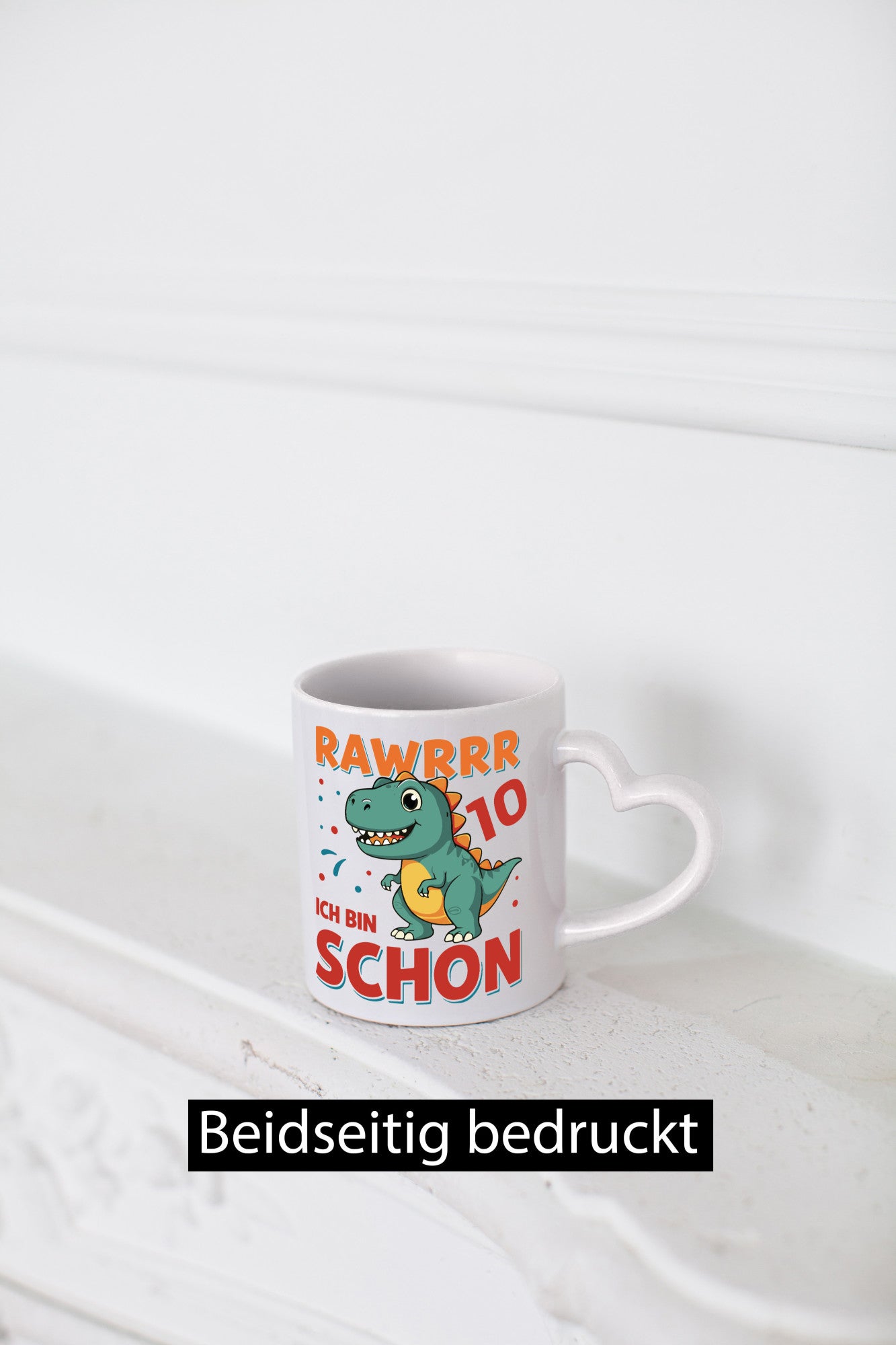 10. Geburtstag | 10 Jahre Rawr Ich bin schon T-Rex Geschenkidee Humor Tasse
