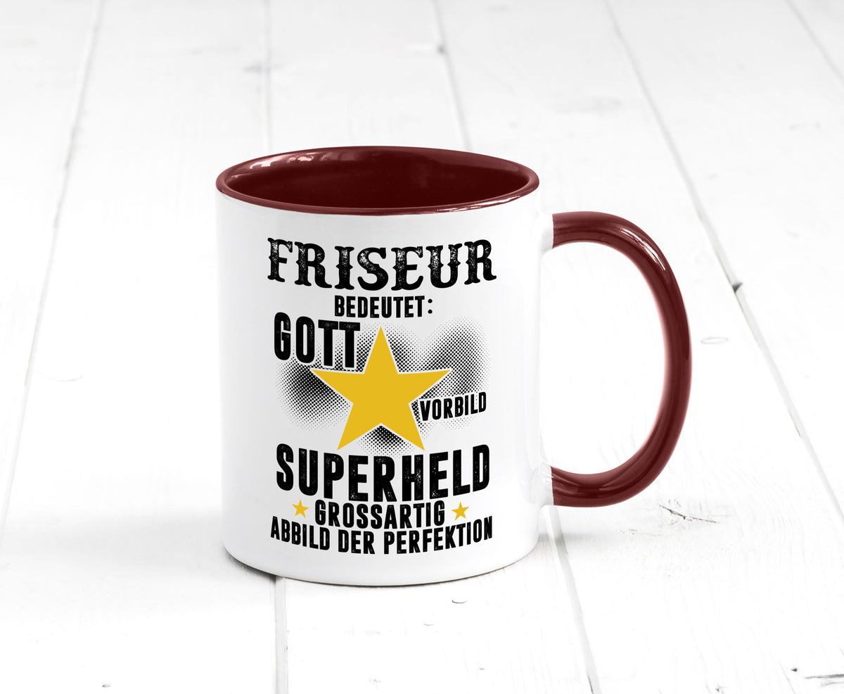 Bedeutung von Friseur | Frisör lustiger Spruch Geschenk Humor Geschenkidee Tasse
