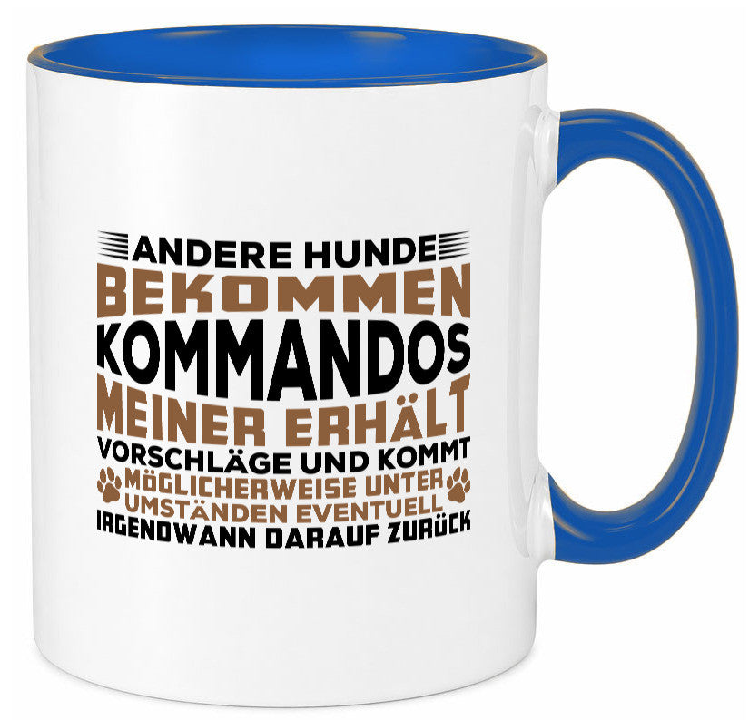 Hunde Training | Hundebesitzer Tasse Hundekommando vl4 Geschenk Tierliebhaber