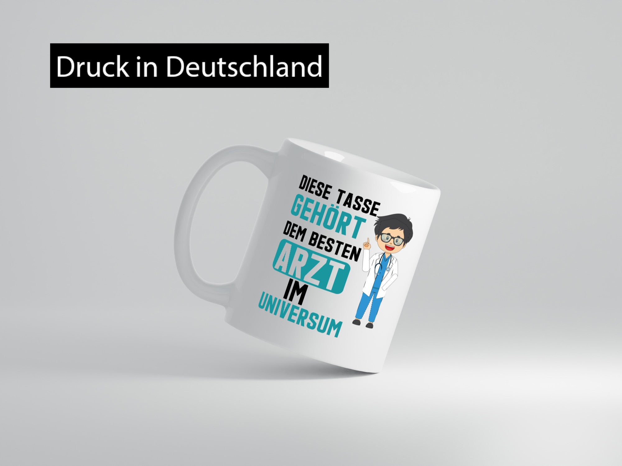 Bester Arzt im Universum | Ärzte Doktor Krankenhaus Geschenkidee Humor Tasse