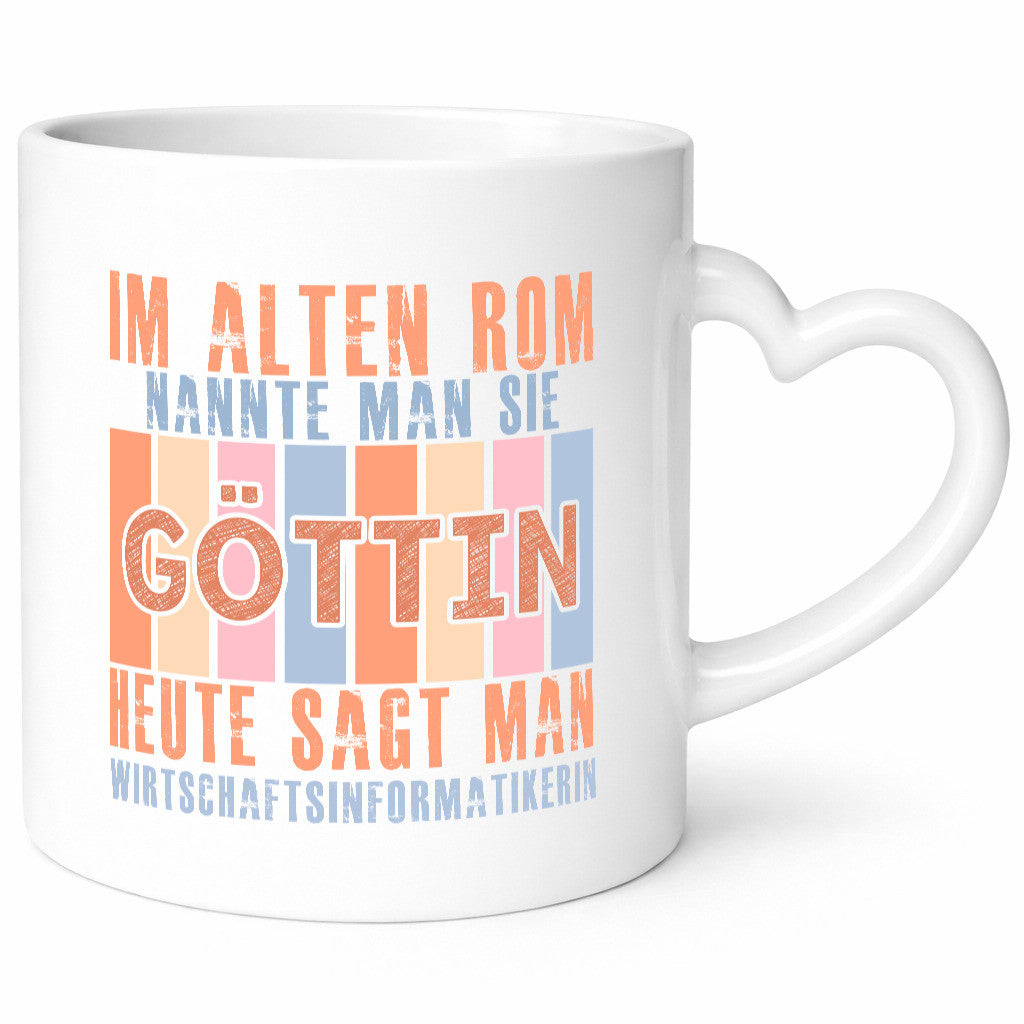 Heute sagt man: Wirtschaftsinformatikerin Humor Geschenkidee Tasse