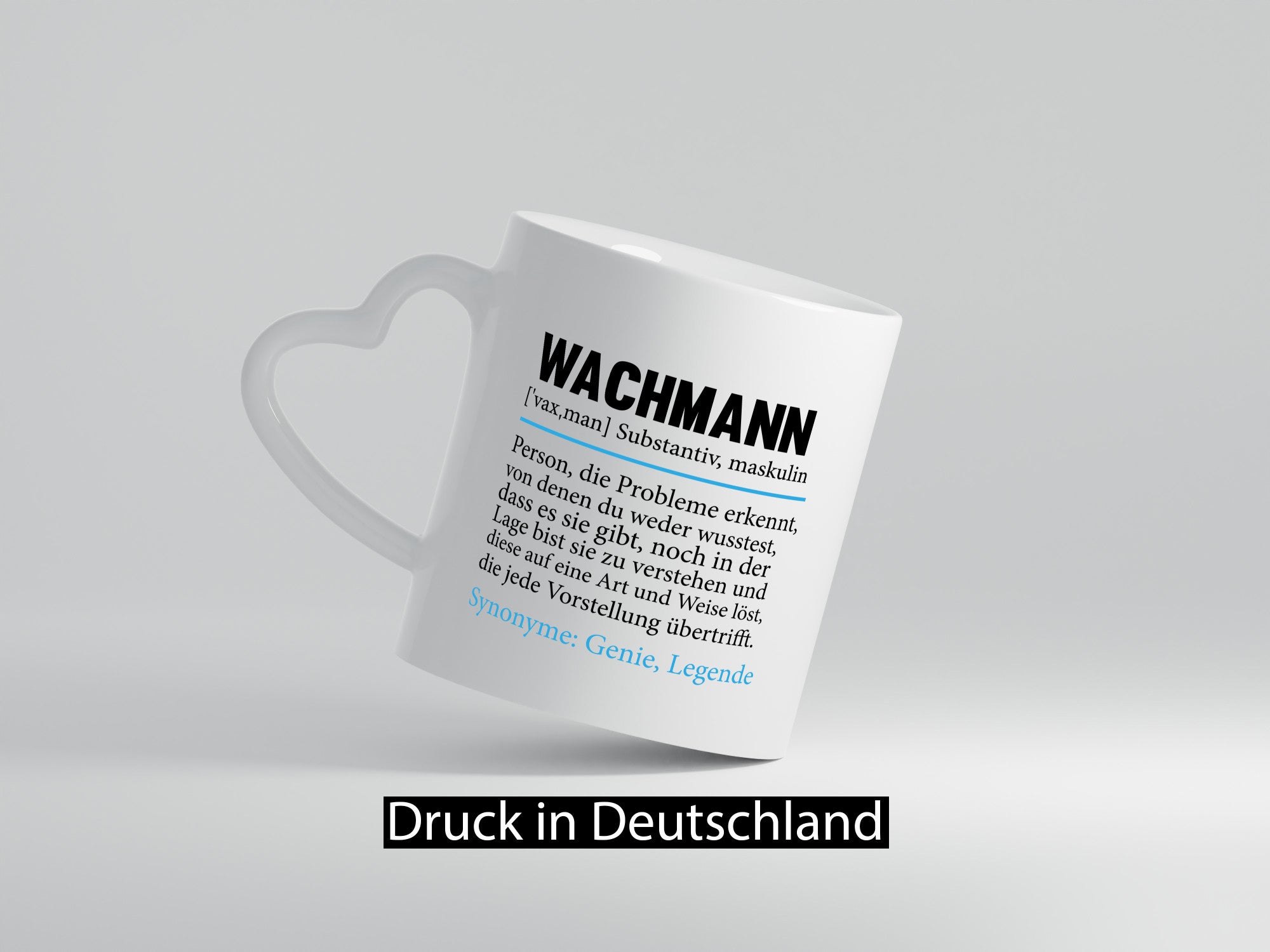 Wachmann | Spruch Wachpersonal Nachtwächter Humor Geschenkidee Tasse
