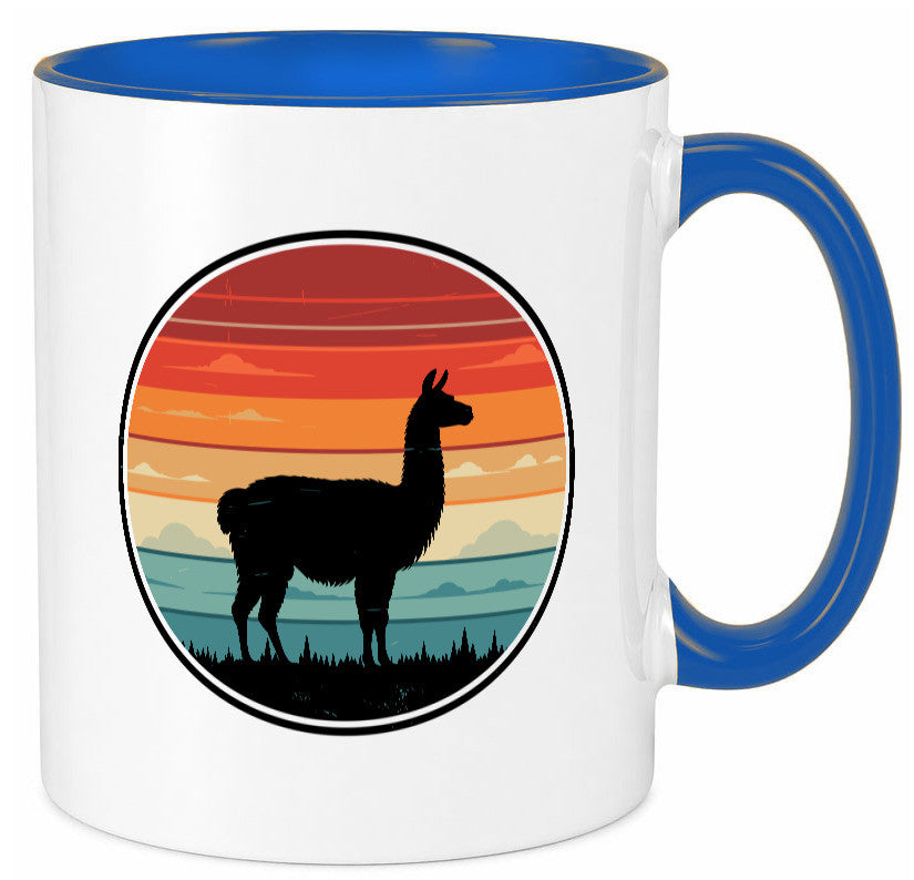 Lama | Alpaka Vintage Humor Geschenkidee Tasse