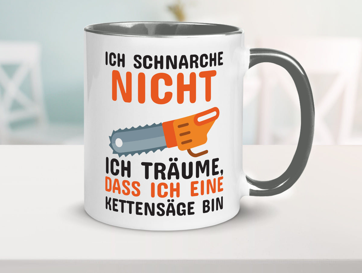 Ich schnarche nicht lustiger Spruch Geschenk Humor Geschenkidee Tasse