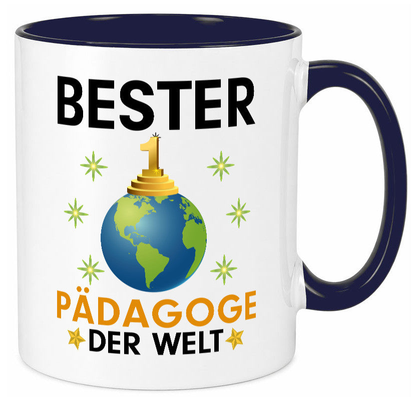 Welt Bester Pädagoge | Pädagogik Geschenk Humor Geschenkidee lustiger Spruch Tasse