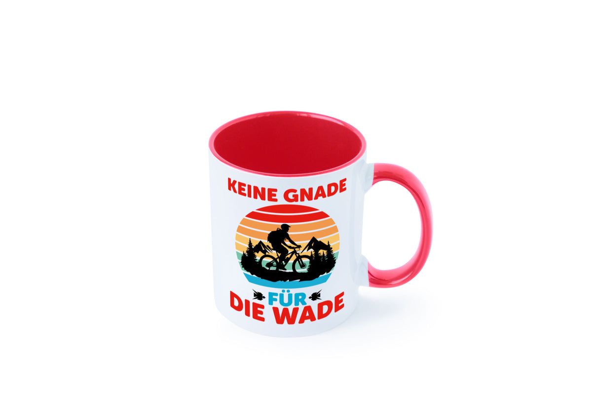 Keine Knade für die Wade | BMX Renrad Biker v2 lustig Humor Geschenkidee Tasse