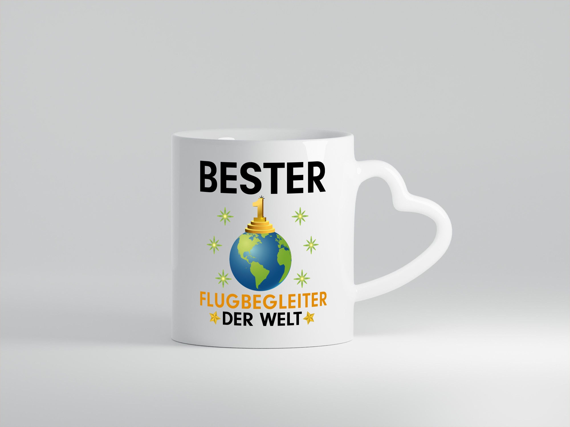 Welt Bester Flugbegleiter | Steward Flughafen Geschenkidee Humor Tasse