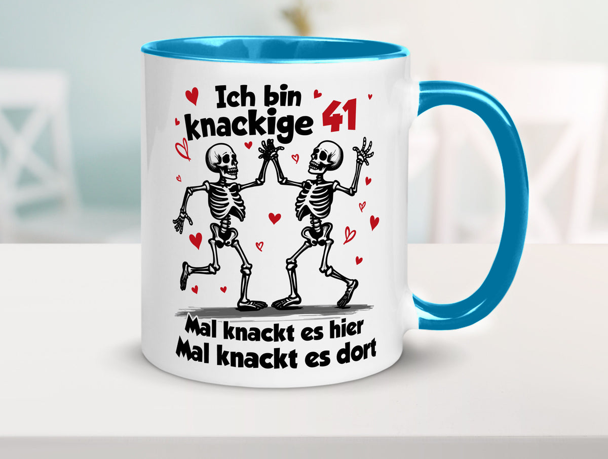 41. Geburtstag | Knackige 41 Ich bin alt v2 Humor Geschenkidee Tasse