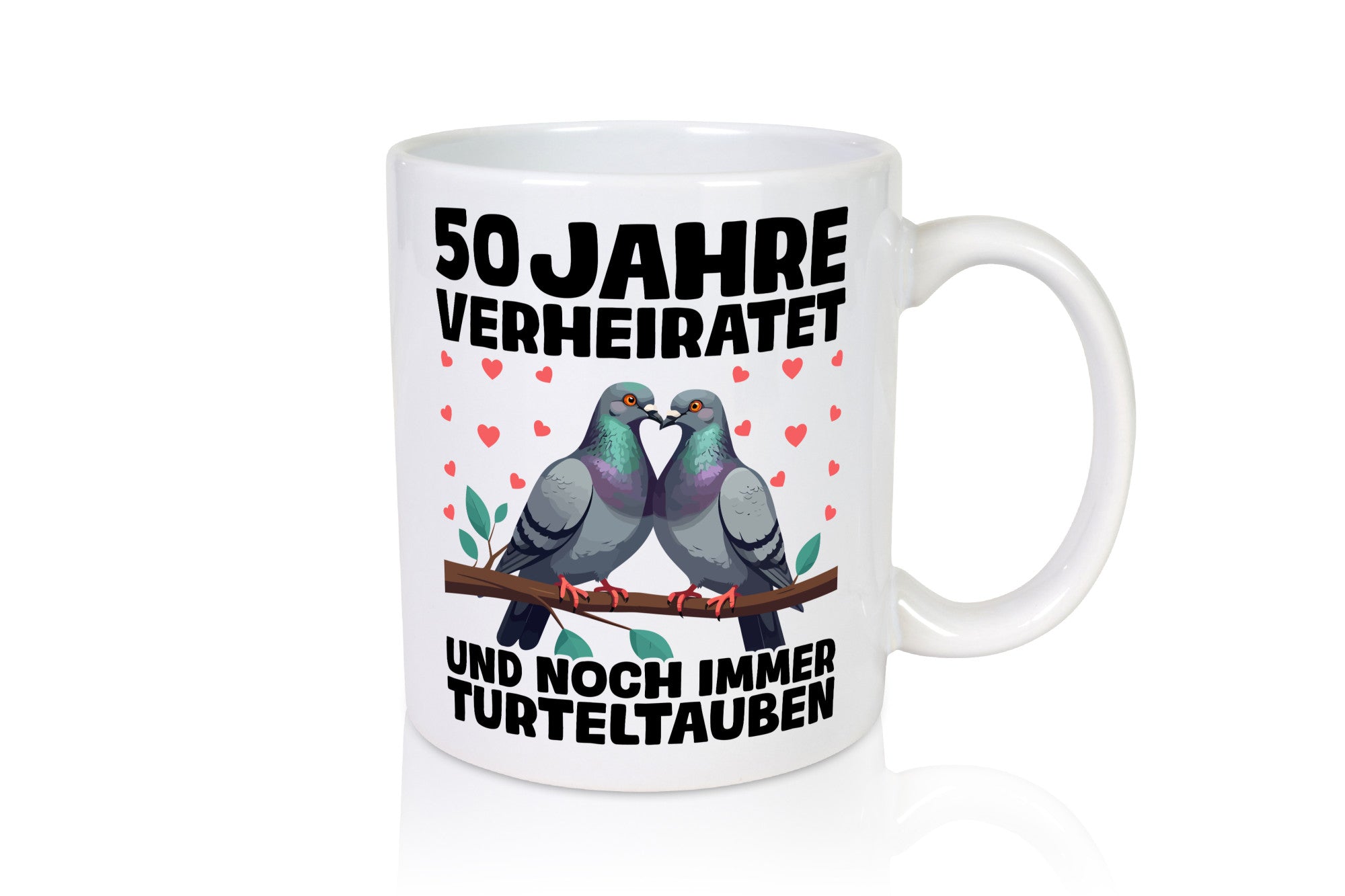50 Jahre verheiratet | Turteltauben Ehe Ehepaar Geschenk Humor Geschenkidee