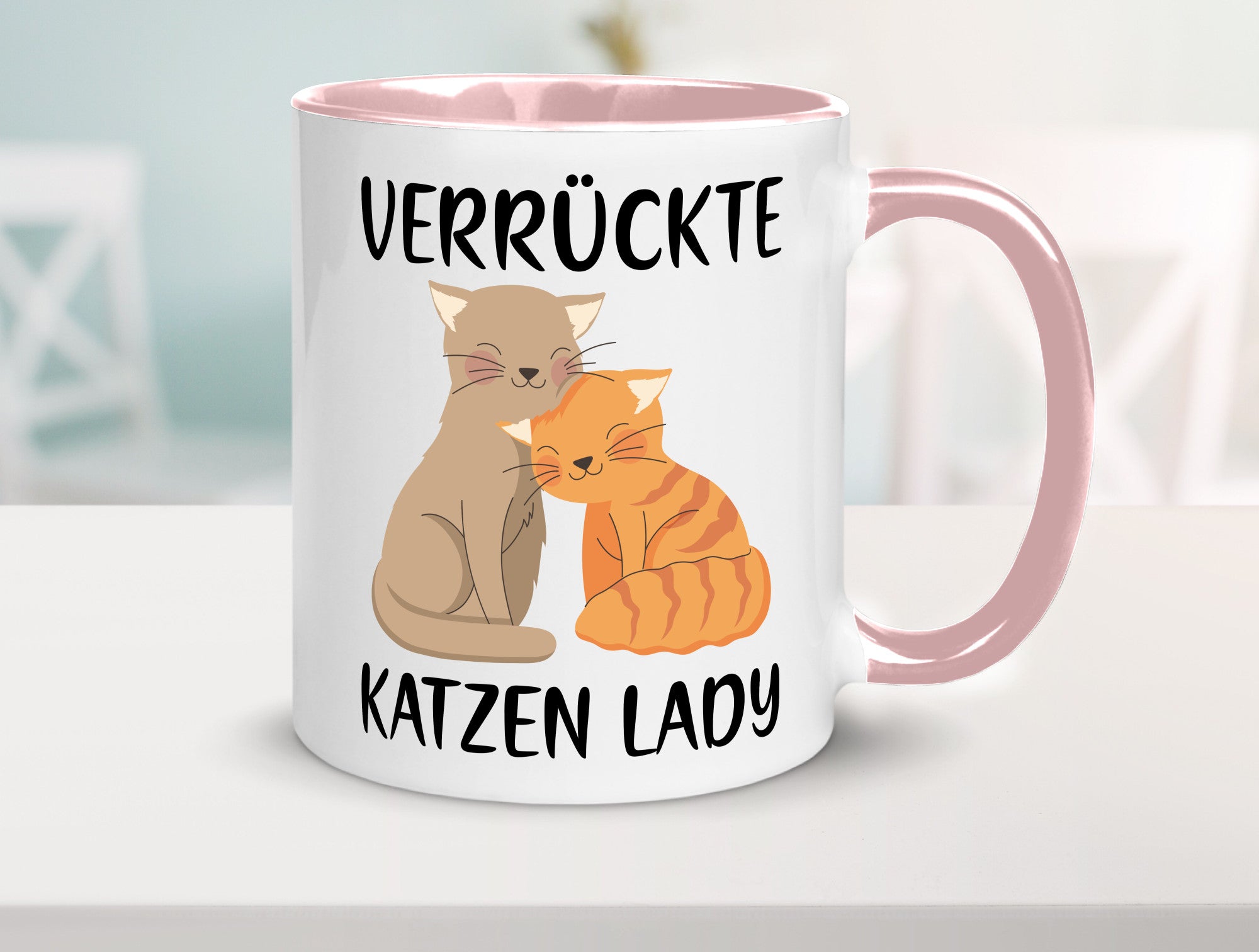 Verrückte Katzen Lady | Ich liebe Katzenliebhaber Geschenk Tierliebhaber Humor